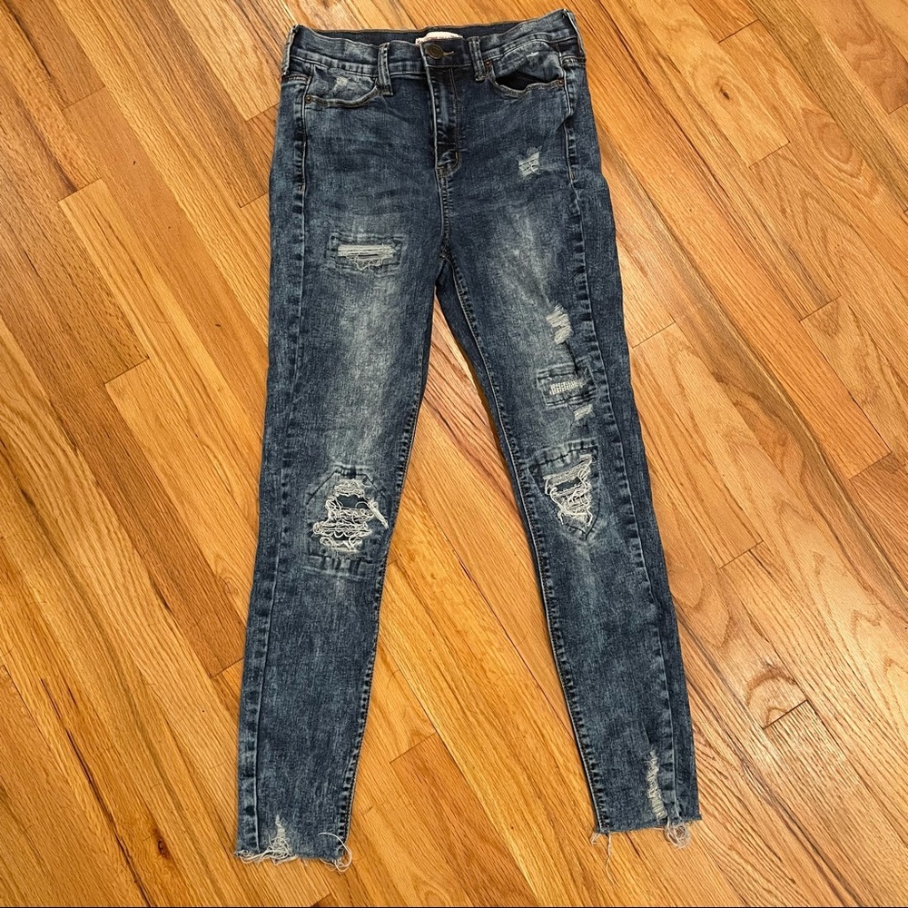 EUC So ultimate ankle jeggings high-rise jeans, Size 7 Junior